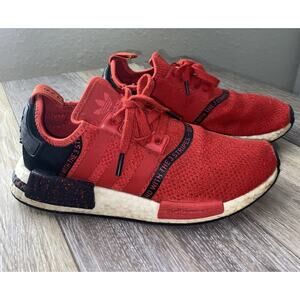 Adidas Youth US Size 6 Red Black NMD_R1 Speckle Pack Scarlet Low EF3648 Shoes